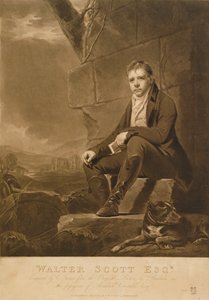 Sir Walter Scott, gegraveerd door Charles Turner, 1810 door Henry Raeburn